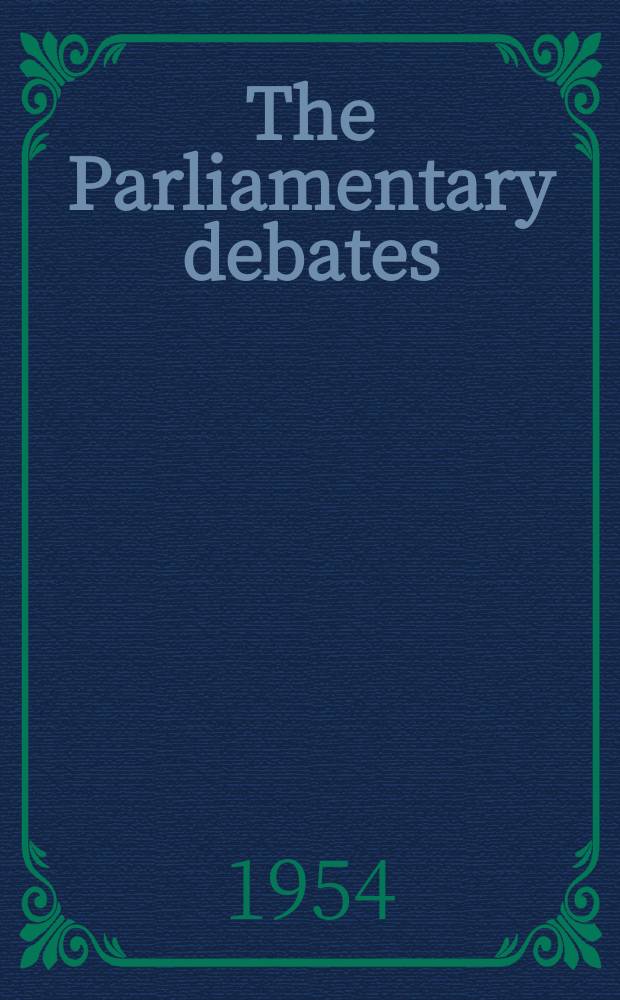 The Parliamentary debates (Hansard) : Official report ... of the ...Parliament of the United Kingdom of Great Britain and Northern Ireland. Vol.532, №178