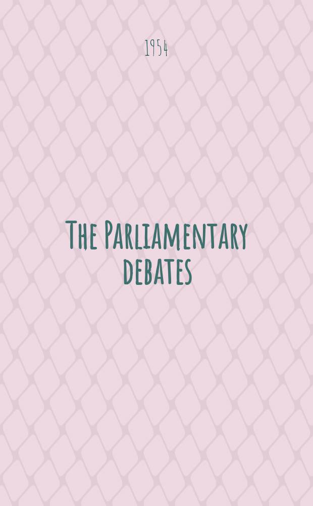 The Parliamentary debates (Hansard) : Official report ... of the ...Parliament of the United Kingdom of Great Britain and Northern Ireland. Vol.525, №75
