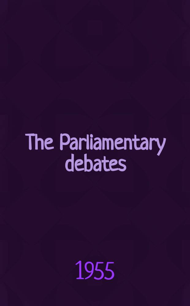 The Parliamentary debates (Hansard) : Official report ... of the ...Parliament of the United Kingdom of Great Britain and Northern Ireland. Vol.544, №33