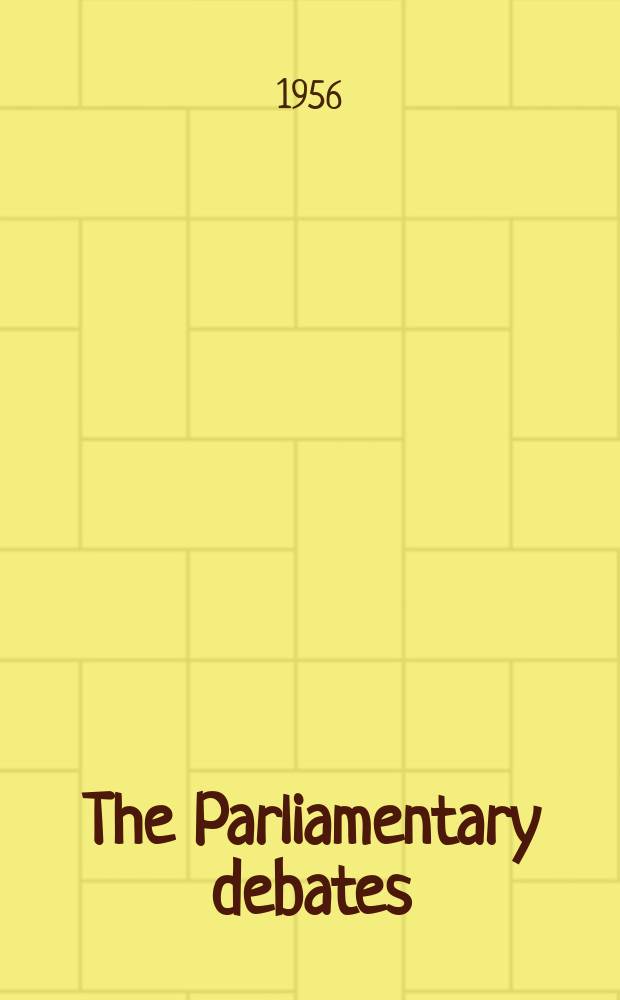 The Parliamentary debates (Hansard) : Official report ... of the ...Parliament of the United Kingdom of Great Britain and Northern Ireland. Vol.548, №94