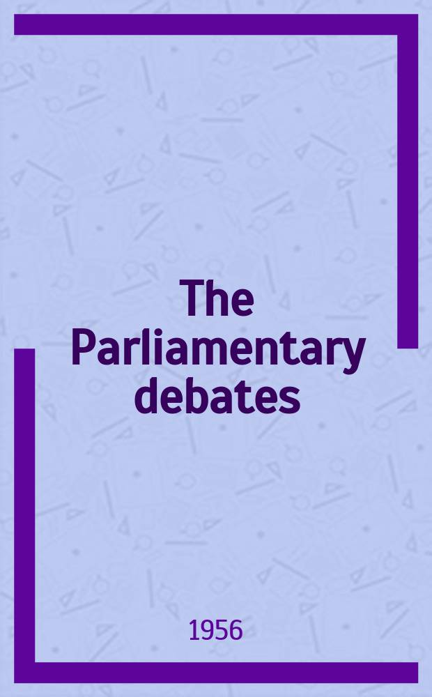 The Parliamentary debates (Hansard) : Official report ... of the ...Parliament of the United Kingdom of Great Britain and Northern Ireland. Vol.552, №149