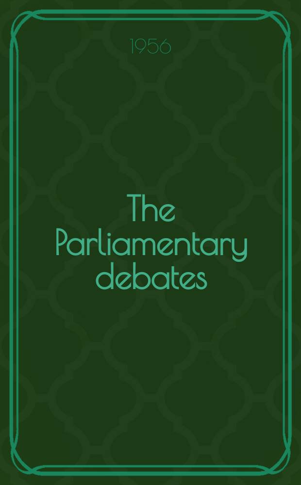 The Parliamentary debates (Hansard) : Official report ... of the ...Parliament of the United Kingdom of Great Britain and Northern Ireland. Vol.553, №159
