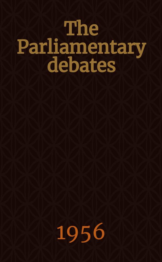 The Parliamentary debates (Hansard) : Official report ... of the ...Parliament of the United Kingdom of Great Britain and Northern Ireland. Vol.555, №180