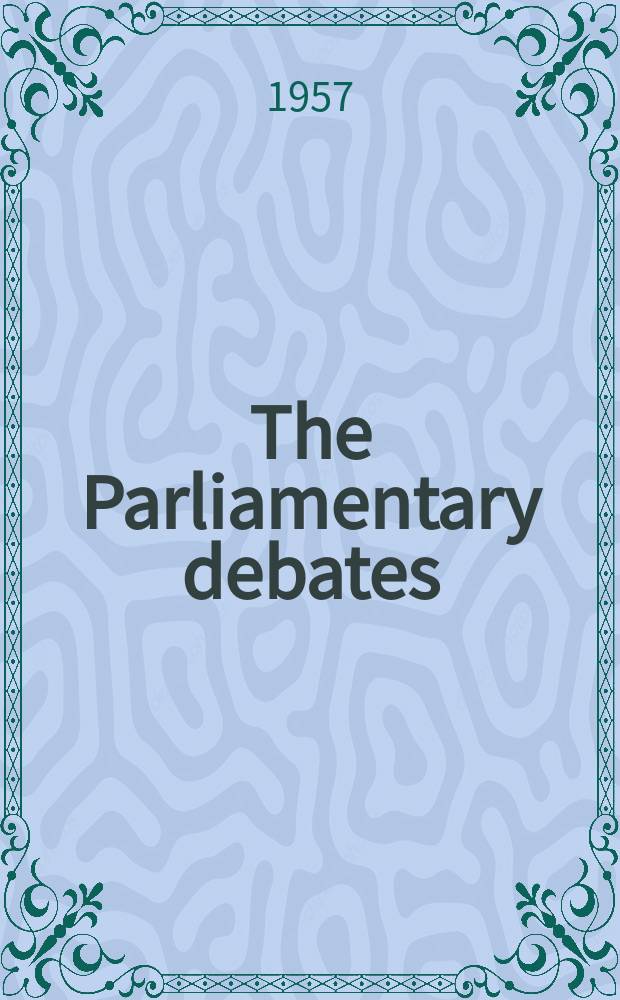 The Parliamentary debates (Hansard) : Official report ... of the ...Parliament of the United Kingdom of Great Britain and Northern Ireland. Vol.566, №65