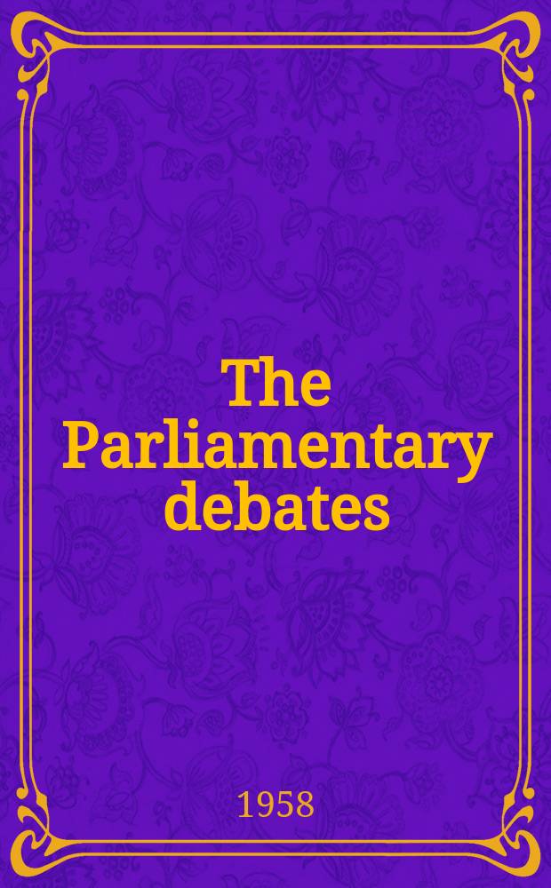 The Parliamentary debates (Hansard) : Official report ... of the ...Parliament of the United Kingdom of Great Britain and Northern Ireland. Vol.587, №104