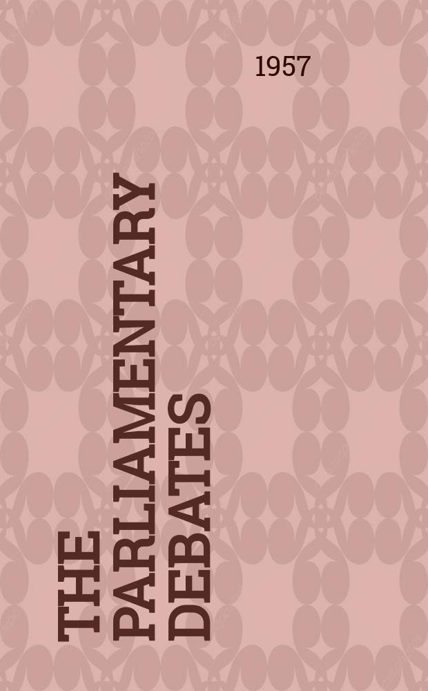 The Parliamentary debates (Hansard) : Official report ... of the ...Parliament of the United Kingdom of Great Britain and Northern Ireland. Vol.574, №146