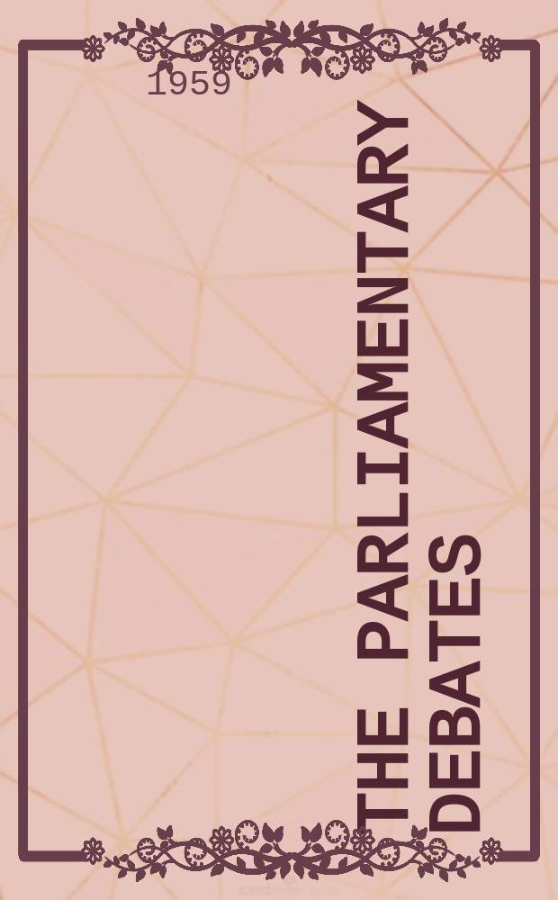 The Parliamentary debates (Hansard) : Official report ... of the ...Parliament of the United Kingdom of Great Britain and Northern Ireland. Vol.606, №116