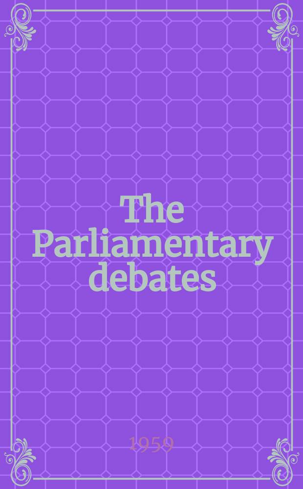 The Parliamentary debates (Hansard) : Official report ... of the ...Parliament of the United Kingdom of Great Britain and Northern Ireland. Vol.614, №23