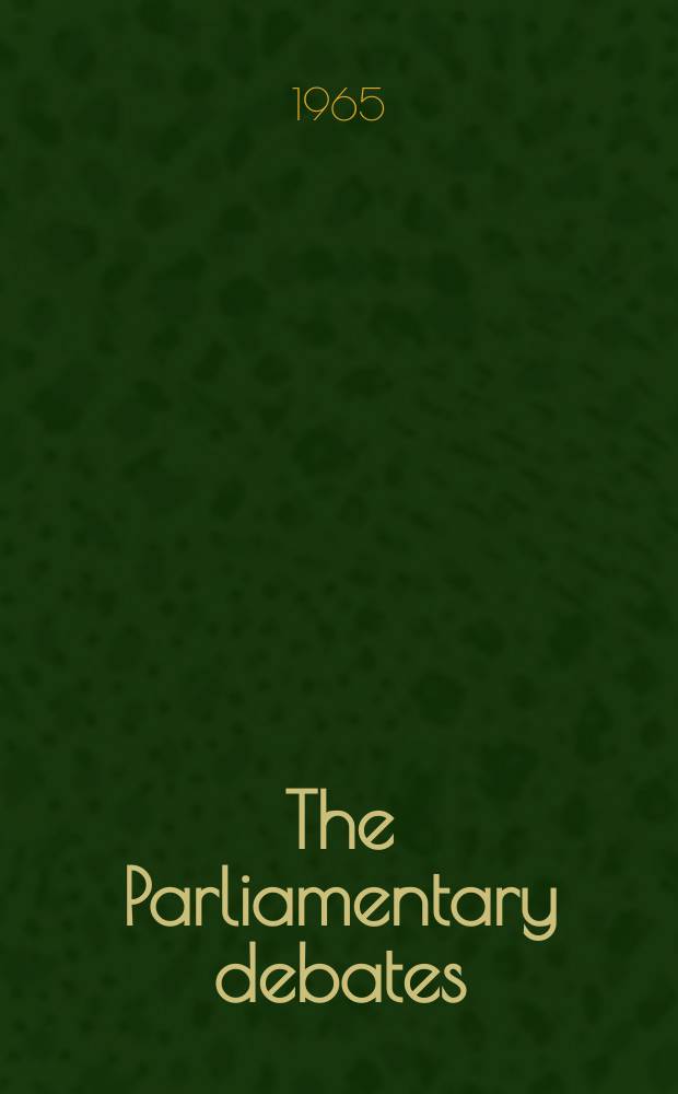 The Parliamentary debates (Hansard) : Official report ... of the ...Parliament of the United Kingdom of Great Britain and Northern Ireland. Vol.711, №101