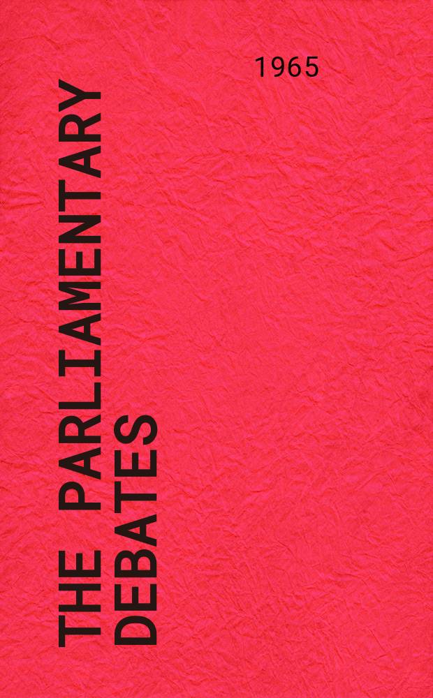 The Parliamentary debates (Hansard) : Official report ... of the ...Parliament of the United Kingdom of Great Britain and Northern Ireland. Vol.715, №141