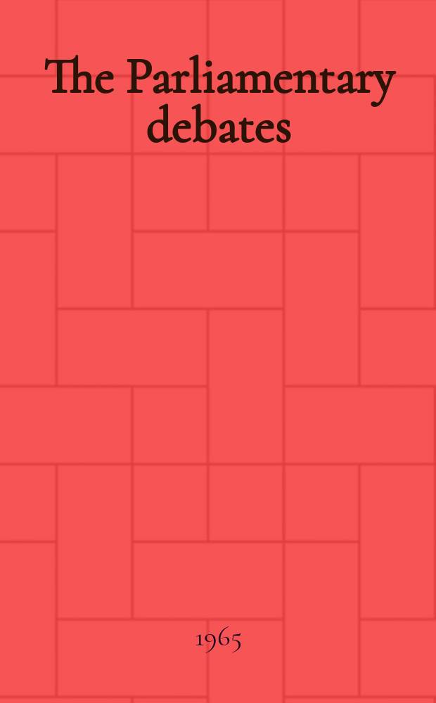The Parliamentary debates (Hansard) : Official report ... of the ...Parliament of the United Kingdom of Great Britain and Northern Ireland. Vol.717, №163