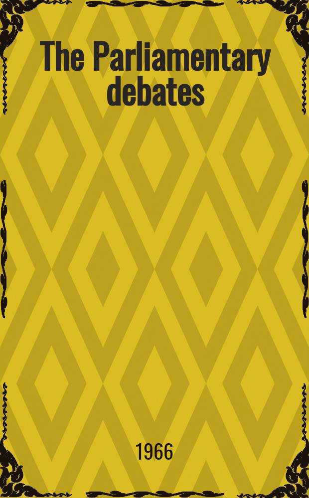 The Parliamentary debates (Hansard) : Official report ... of the ...Parliament of the United Kingdom of Great Britain and Northern Ireland. Vol.738, №121