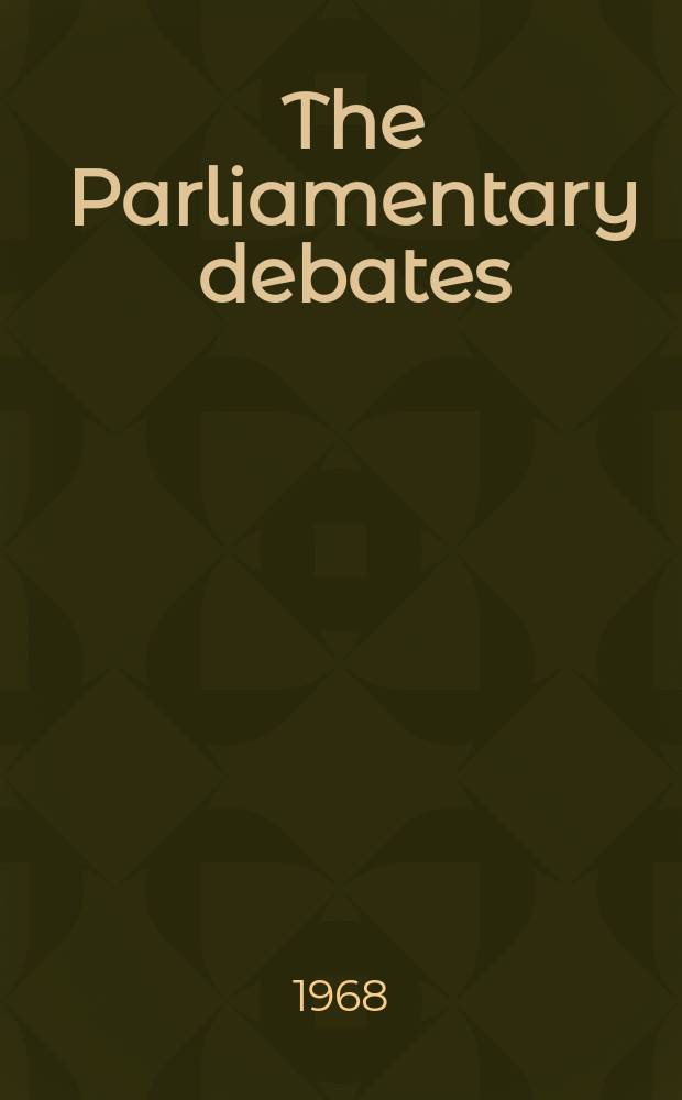 The Parliamentary debates (Hansard) : Official report ... of the ...Parliament of the United Kingdom of Great Britain and Northern Ireland. Vol.767, №144