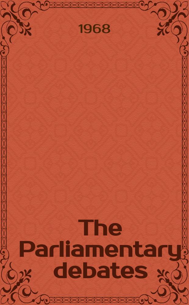 The Parliamentary debates (Hansard) : Official report ... of the ...Parliament of the United Kingdom of Great Britain and Northern Ireland. Vol.768, №155