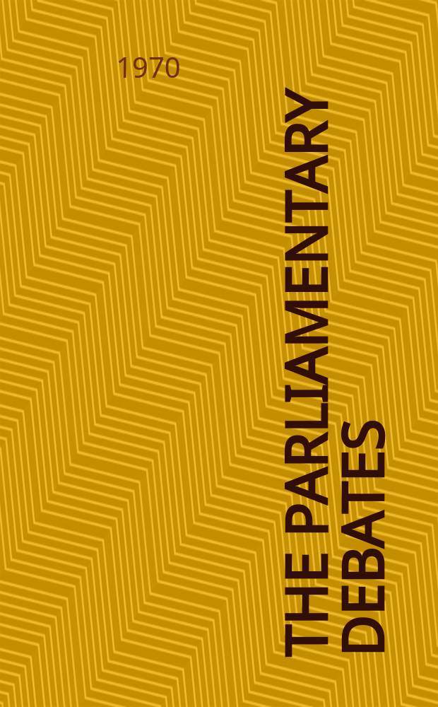 The Parliamentary debates (Hansard) : Official report ... of the ...Parliament of the United Kingdom of Great Britain and Northern Ireland. Vol.795, №59