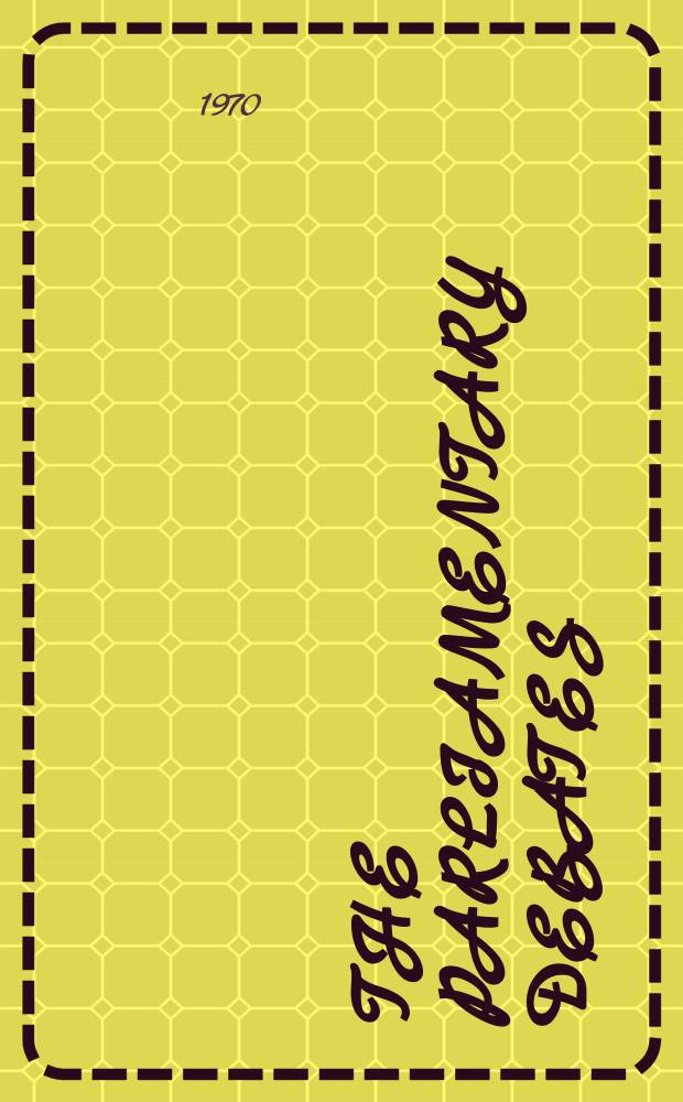 The Parliamentary debates (Hansard) : Official report ... of the ...Parliament of the United Kingdom of Great Britain and Northern Ireland. Vol.797, №71