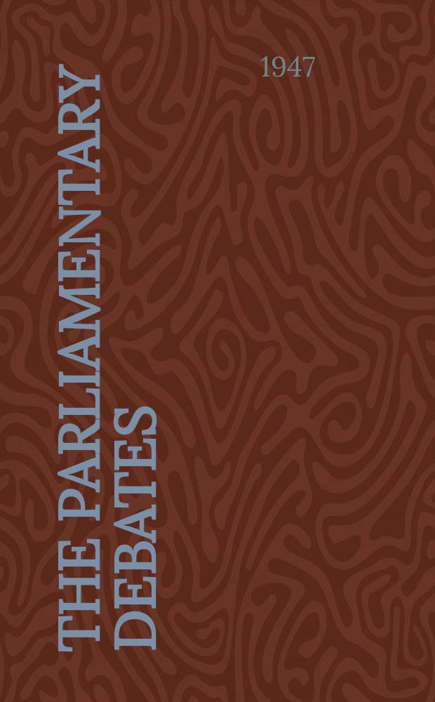 The Parliamentary debates (Hansard) : Official report ... of the ...Parliament of the United Kingdom of Great Britain and Northern Ireland. Vol.441, №160