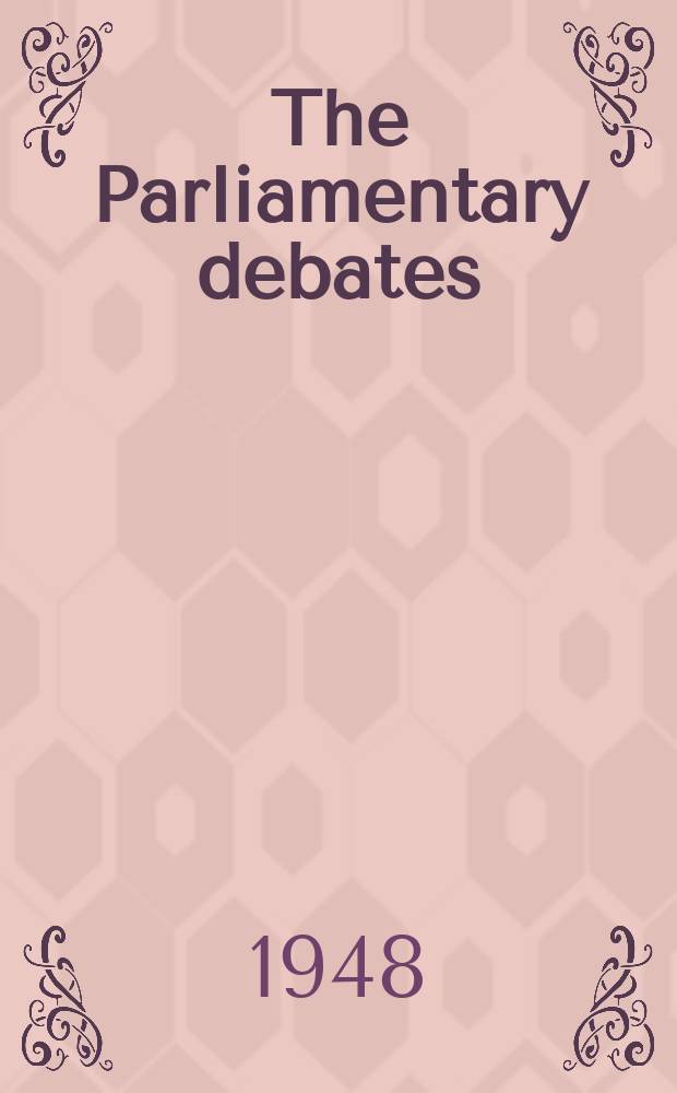 The Parliamentary debates (Hansard) : Official report ... of the ...Parliament of the United Kingdom of Great Britain and Northern Ireland. Vol.451, №124