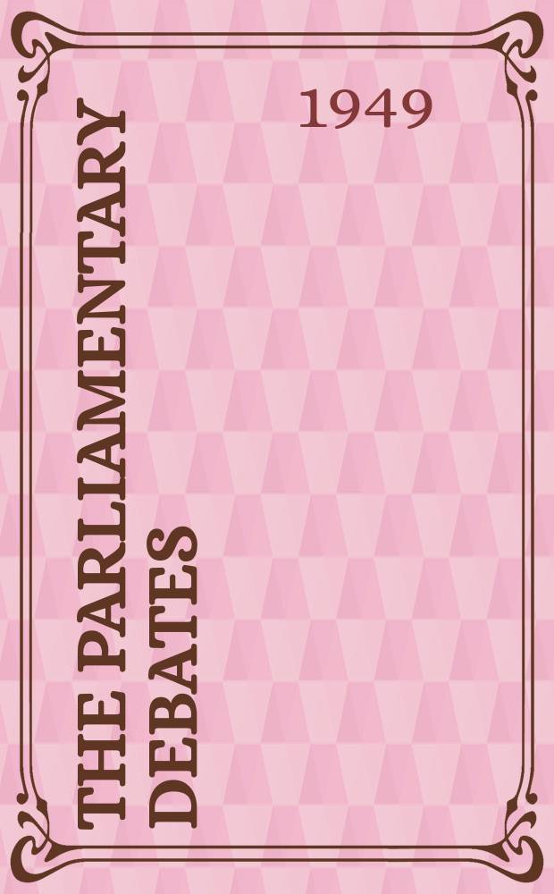 The Parliamentary debates (Hansard) : Official report ... of the ...Parliament of the United Kingdom of Great Britain and Northern Ireland. Vol.469, №178