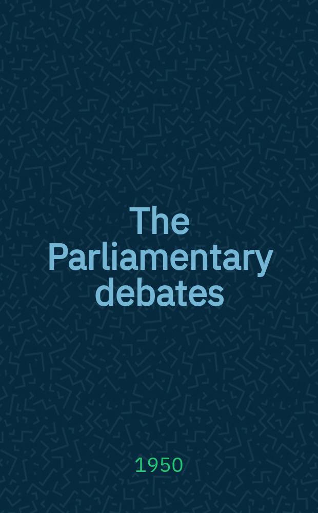 The Parliamentary debates (Hansard) : Official report ... of the ...Parliament of the United Kingdom of Great Britain and Northern Ireland. Vol.480, №14