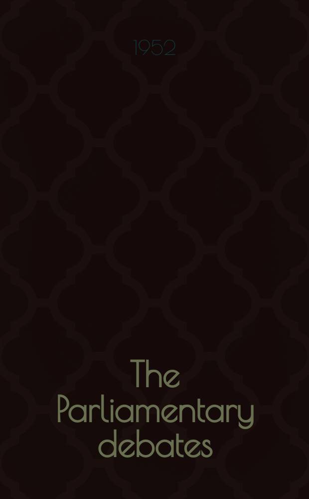 The Parliamentary debates (Hansard) : Official report ... of the ...Parliament of the United Kingdom of Great Britain and Northern Ireland. Vol.495, №30