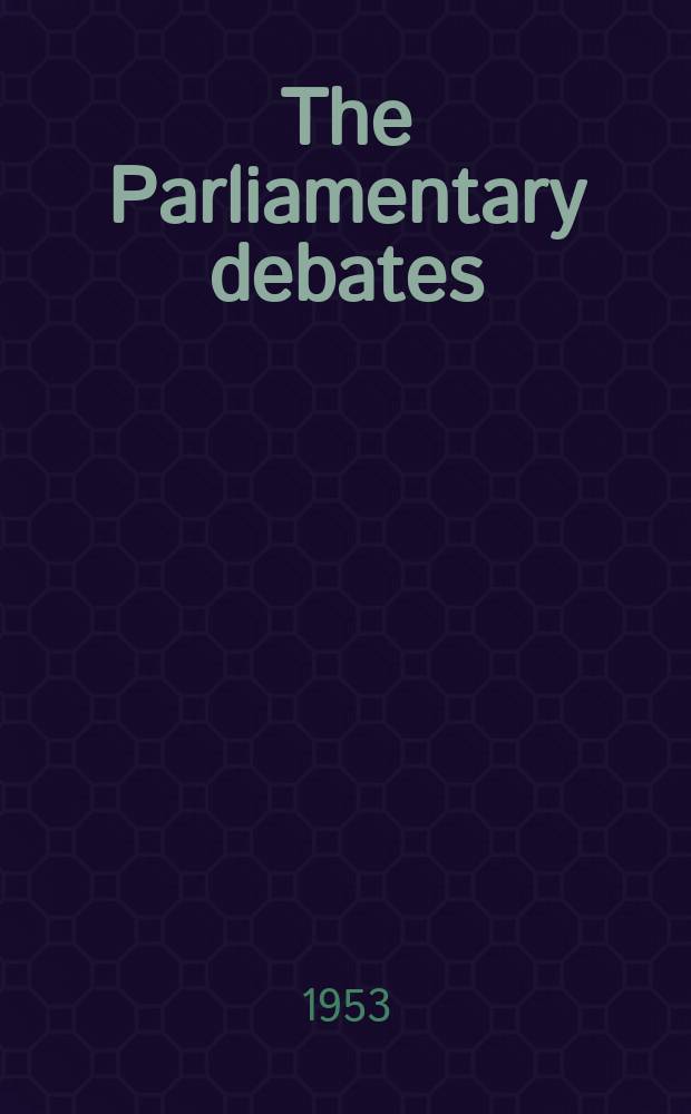 The Parliamentary debates (Hansard) : Official report ... of the ...Parliament of the United Kingdom of Great Britain and Northern Ireland. Vol.514, №94