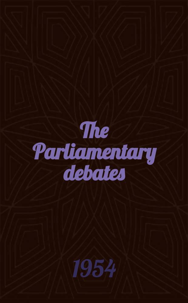 The Parliamentary debates (Hansard) : Official report ... of the ...Parliament of the United Kingdom of Great Britain and Northern Ireland. Vol.526, №97
