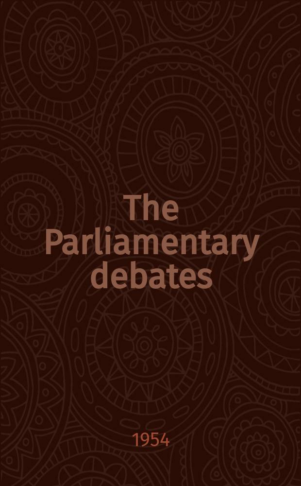 The Parliamentary debates (Hansard) : Official report ... of the ...Parliament of the United Kingdom of Great Britain and Northern Ireland. Vol.524, №70