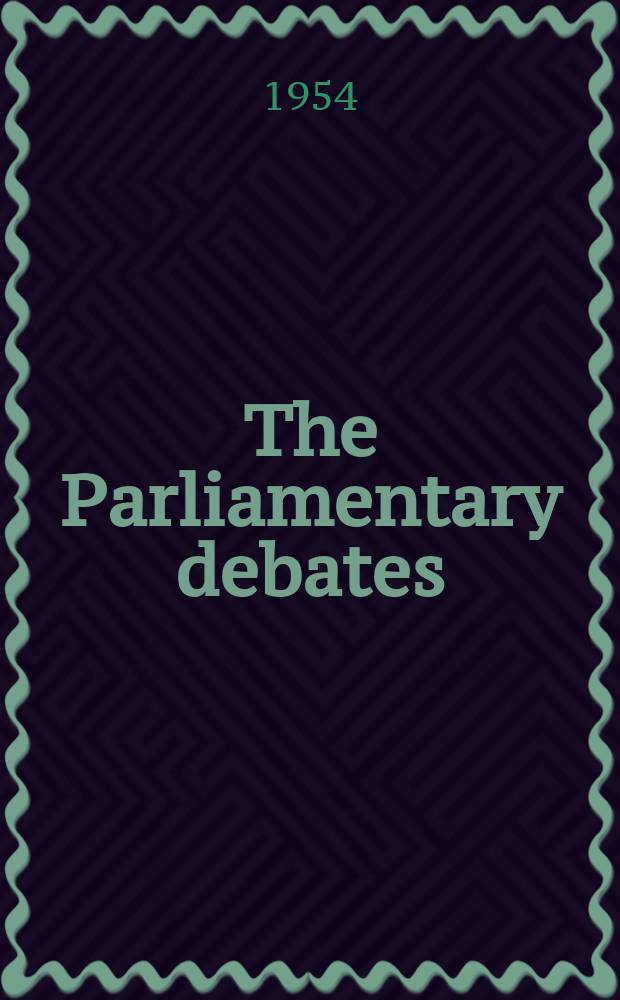 The Parliamentary debates (Hansard) : Official report ... of the ...Parliament of the United Kingdom of Great Britain and Northern Ireland. Vol.526, №101
