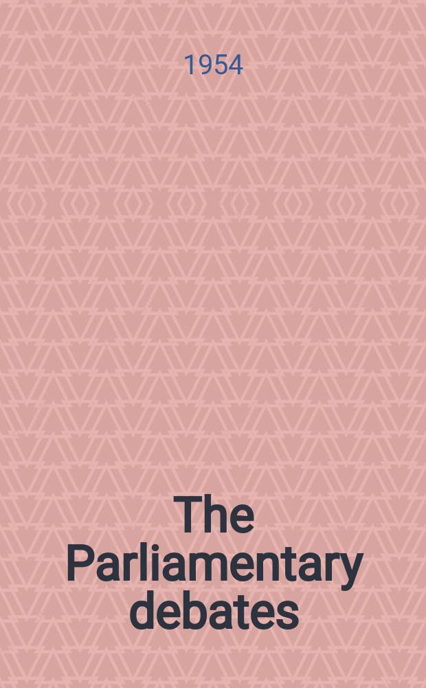 The Parliamentary debates (Hansard) : Official report ... of the ...Parliament of the United Kingdom of Great Britain and Northern Ireland. Vol.527, №114