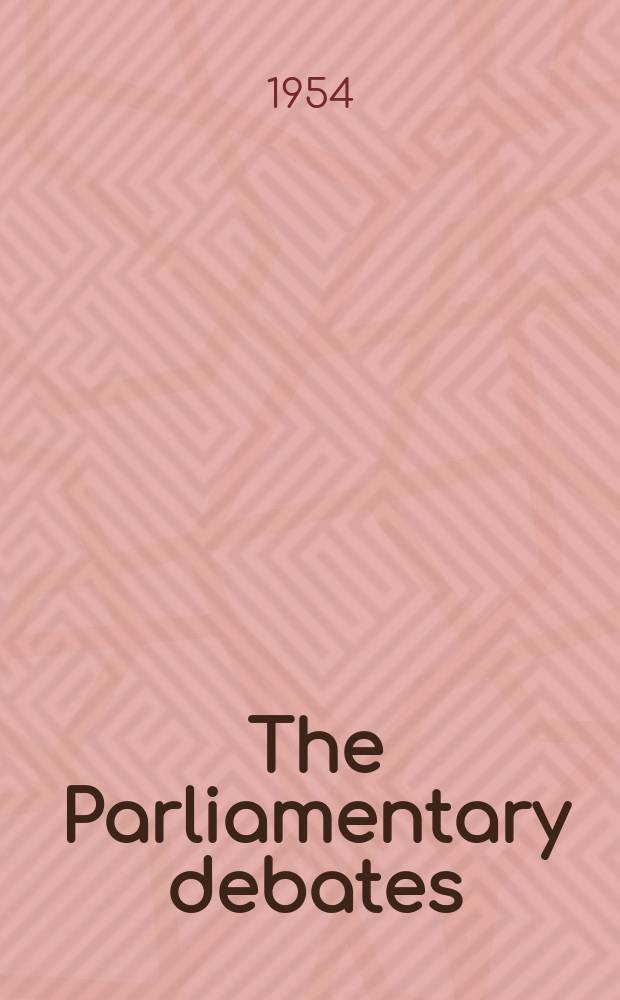 The Parliamentary debates (Hansard) : Official report ... of the ...Parliament of the United Kingdom of Great Britain and Northern Ireland. Vol.531, №158