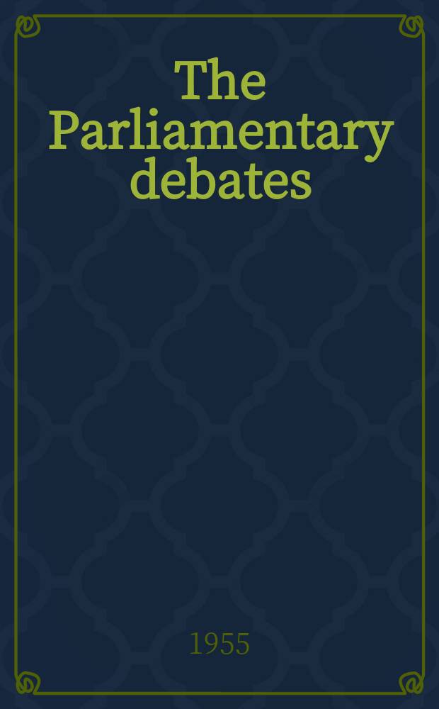 The Parliamentary debates (Hansard) : Official report ... of the ...Parliament of the United Kingdom of Great Britain and Northern Ireland. Vol.540, №75