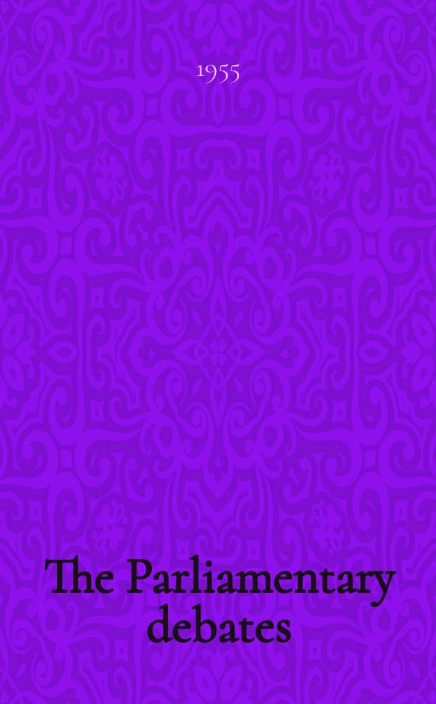 The Parliamentary debates (Hansard) : Official report ... of the ...Parliament of the United Kingdom of Great Britain and Northern Ireland. Vol.542, №5