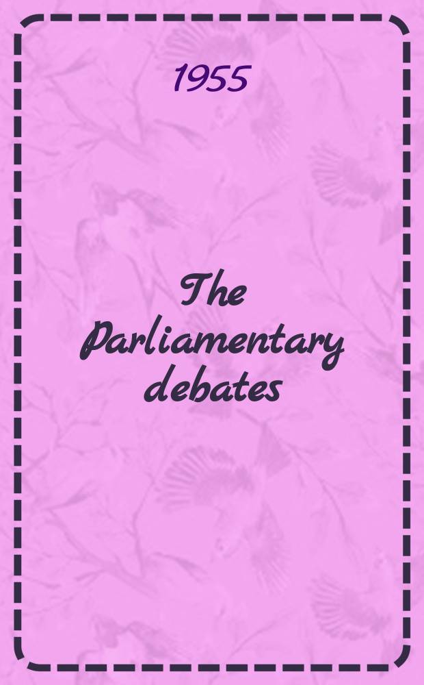 The Parliamentary debates (Hansard) : Official report ... of the ...Parliament of the United Kingdom of Great Britain and Northern Ireland. Vol.542, №6