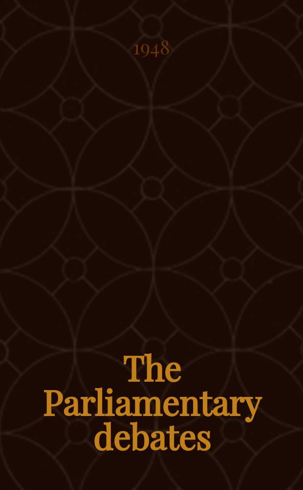 The Parliamentary debates (Hansard) : Official report ... of the ...Parliament of the United Kingdom of Great Britain and Northern Ireland. Vol.450, №111