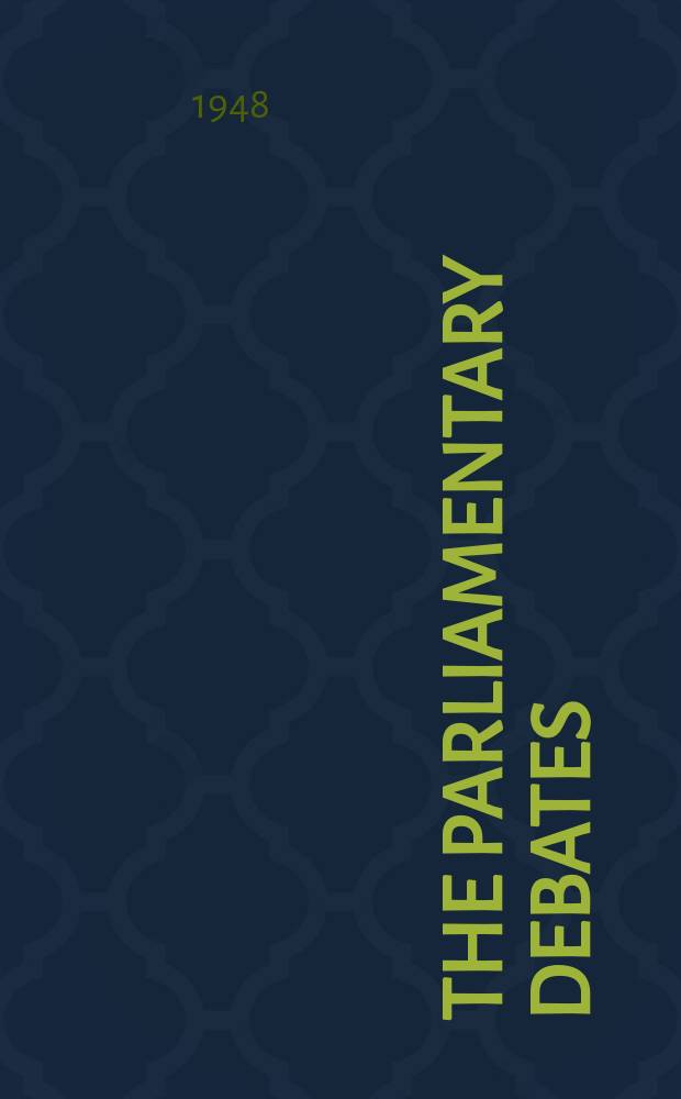 The Parliamentary debates (Hansard) : Official report ... of the ...Parliament of the United Kingdom of Great Britain and Northern Ireland. Vol.450, №118