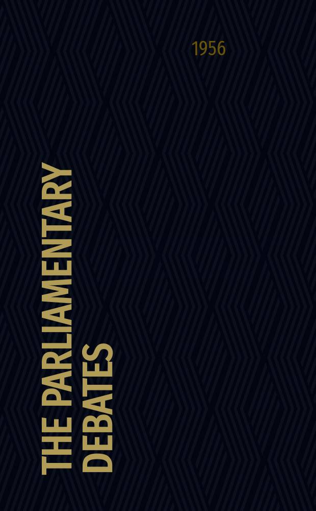 The Parliamentary debates (Hansard) : Official report ... of the ...Parliament of the United Kingdom of Great Britain and Northern Ireland. Vol.552, №151