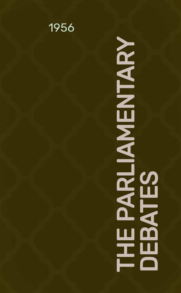 The Parliamentary debates (Hansard) : Official report ... of the ...Parliament of the United Kingdom of Great Britain and Northern Ireland. Vol.554, №174
