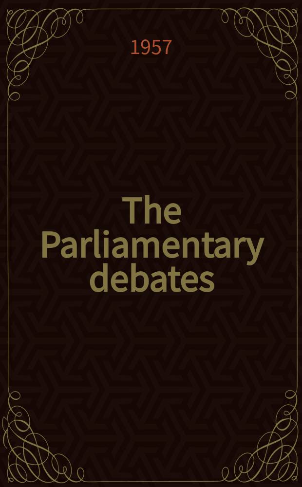 The Parliamentary debates (Hansard) : Official report ... of the ...Parliament of the United Kingdom of Great Britain and Northern Ireland. Vol.568, №92