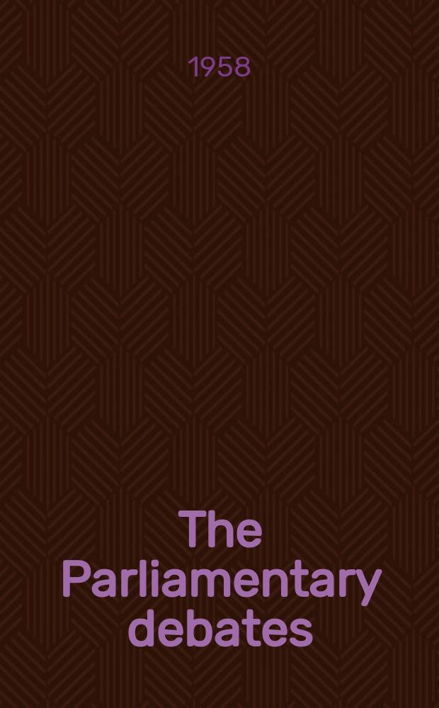 The Parliamentary debates (Hansard) : Official report ... of the ...Parliament of the United Kingdom of Great Britain and Northern Ireland. Vol.590, №129