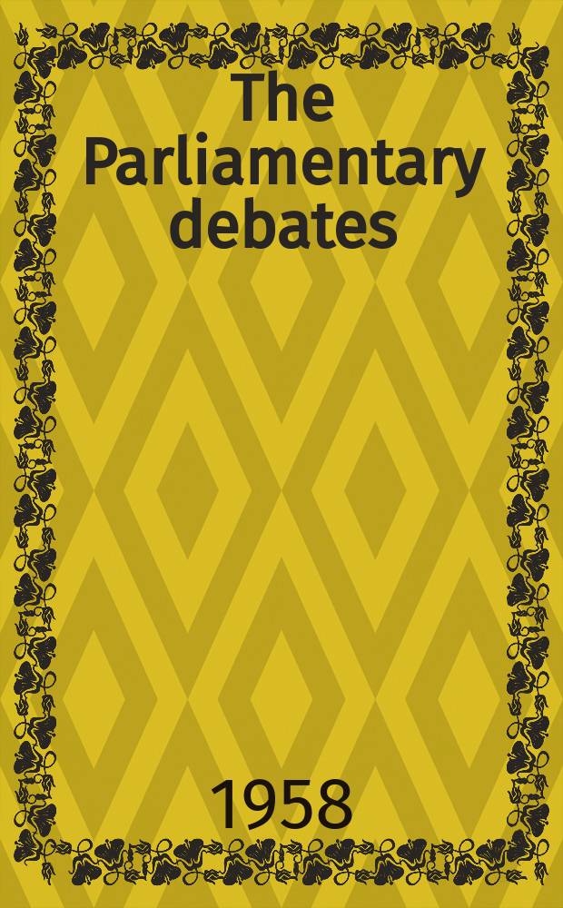 The Parliamentary debates (Hansard) : Official report ... of the ...Parliament of the United Kingdom of Great Britain and Northern Ireland. Vol.590, №128