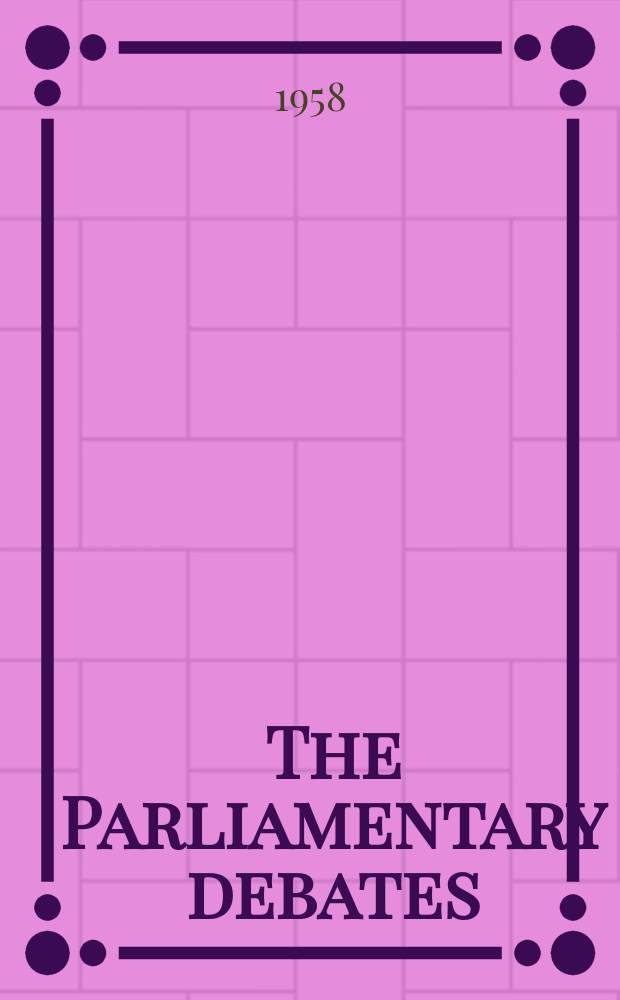 The Parliamentary debates (Hansard) : Official report ... of the ...Parliament of the United Kingdom of Great Britain and Northern Ireland. Vol.592, №147