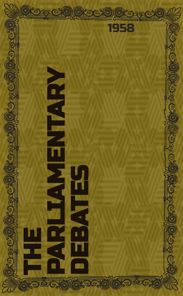 The Parliamentary debates (Hansard) : Official report ... of the ...Parliament of the United Kingdom of Great Britain and Northern Ireland. Vol.596, №27
