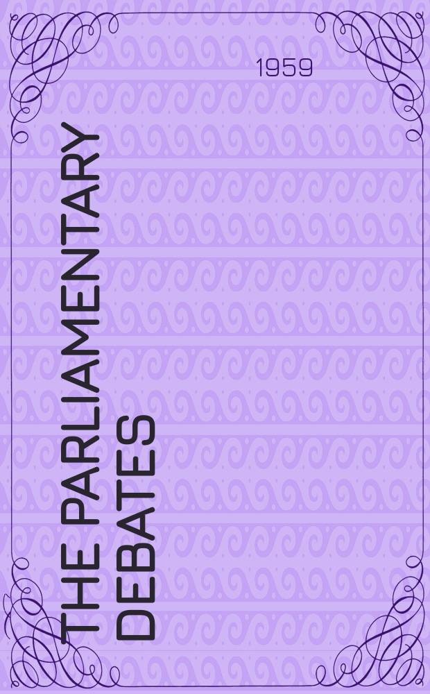 The Parliamentary debates (Hansard) : Official report ... of the ...Parliament of the United Kingdom of Great Britain and Northern Ireland. Vol.614, №31