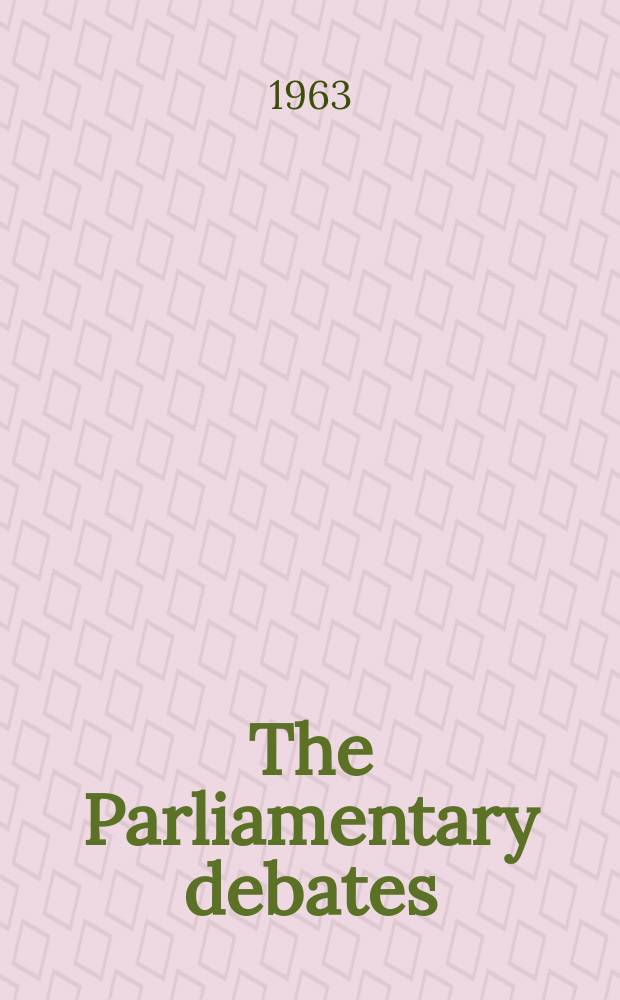 The Parliamentary debates (Hansard) : Official report ... of the ...Parliament of the United Kingdom of Great Britain and Northern Ireland. Vol.672, №65
