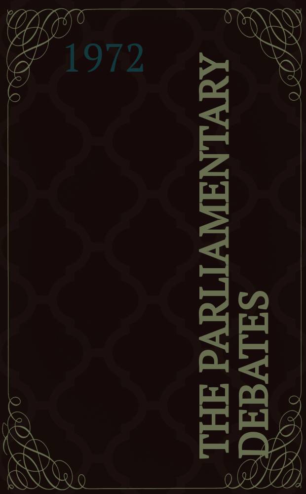 The Parliamentary debates (Hansard) : Official report ... of the ...Parliament of the United Kingdom of Great Britain and Northern Ireland. Vol.834, №92