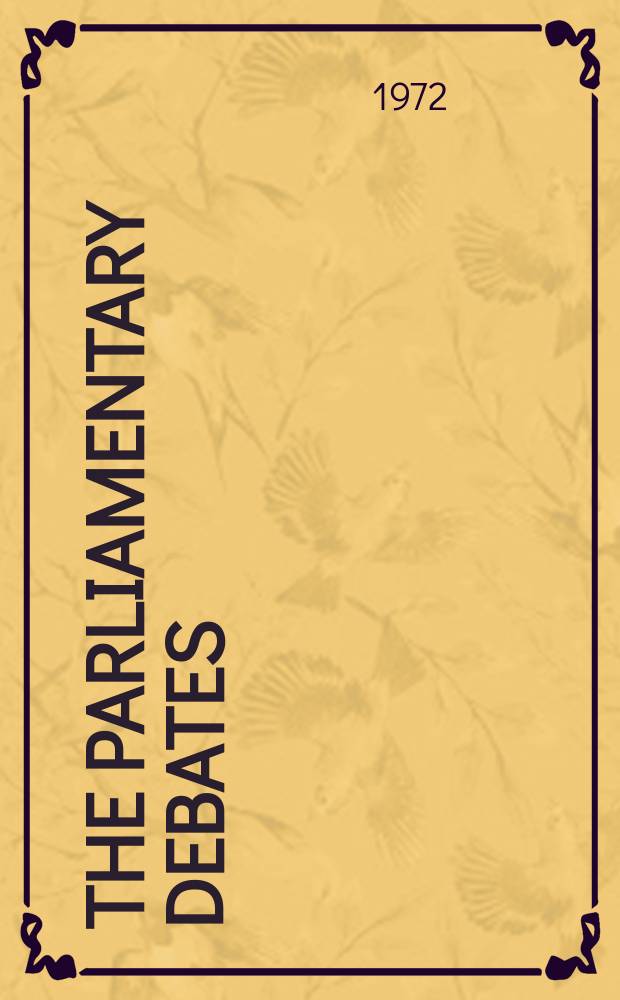 The Parliamentary debates (Hansard) : Official report ... of the ...Parliament of the United Kingdom of Great Britain and Northern Ireland. Vol.837, №125