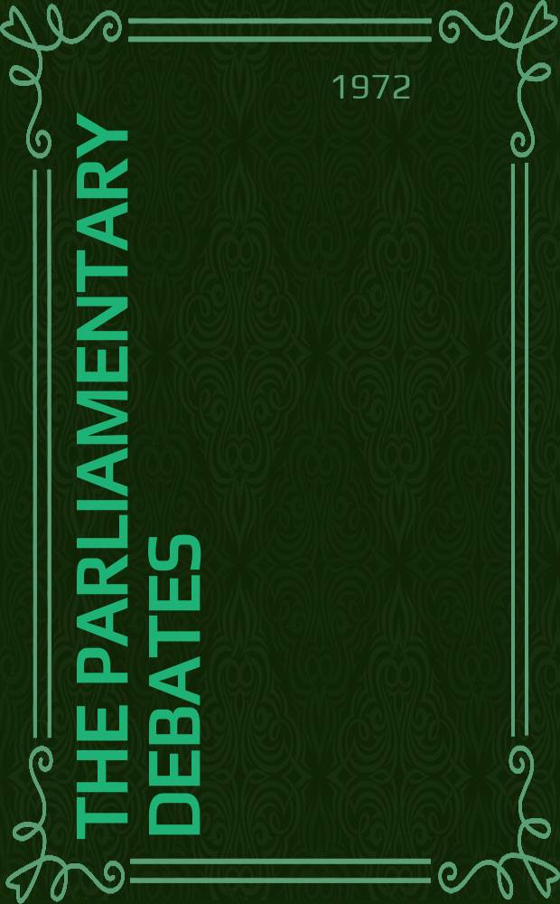 The Parliamentary debates (Hansard) : Official report ... of the ...Parliament of the United Kingdom of Great Britain and Northern Ireland. Vol.848, №39