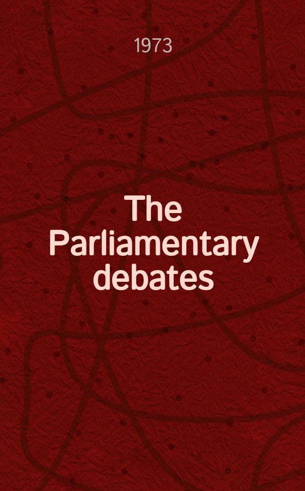 The Parliamentary debates (Hansard) : Official report ... of the ...Parliament of the United Kingdom of Great Britain and Northern Ireland. Vol.849, №46