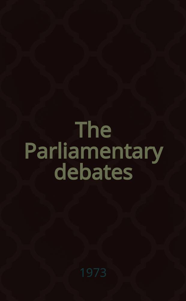 The Parliamentary debates (Hansard) : Official report ... of the ...Parliament of the United Kingdom of Great Britain and Northern Ireland. Vol.851, №42